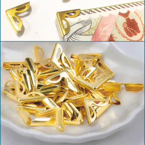 10 pcs Metal Book Corners For Photo Albums Menus Folders