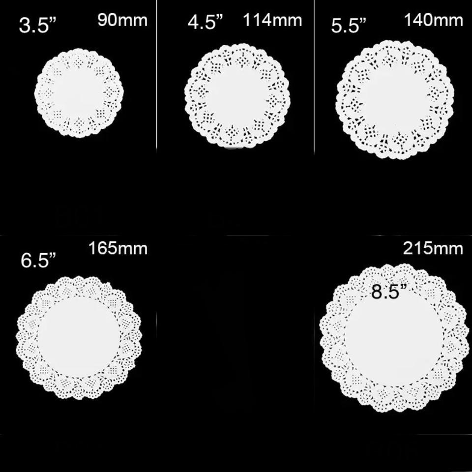 10 Pcs Pack of Paper Doyles With Different Sizes - Image 2