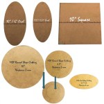 MDF Round Shape Coaster Base 4