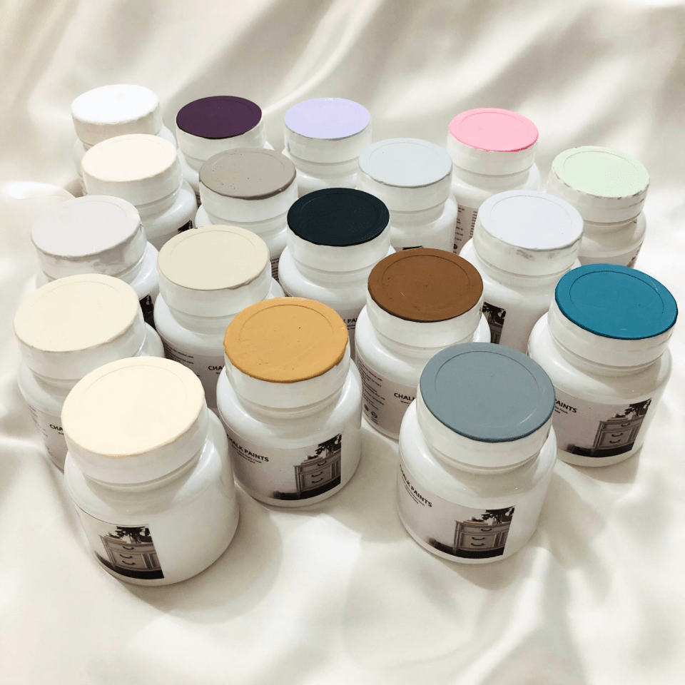 CHALK PAINTS Water-Base Matte Finish Odorless Paste 250gm