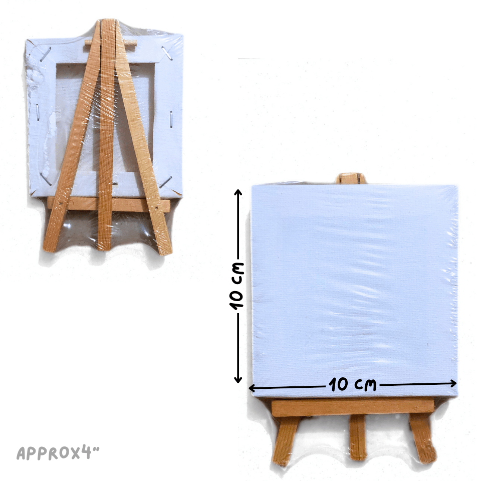 High Quality Acrylic Gesso Primed Canvas With Wooden Easel - Image 3