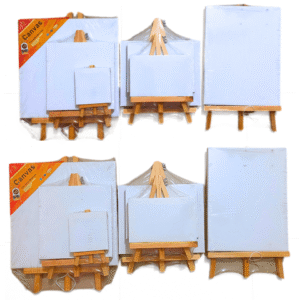 High Quality Acrylic Gesso Primed Canvas With Wooden Easel