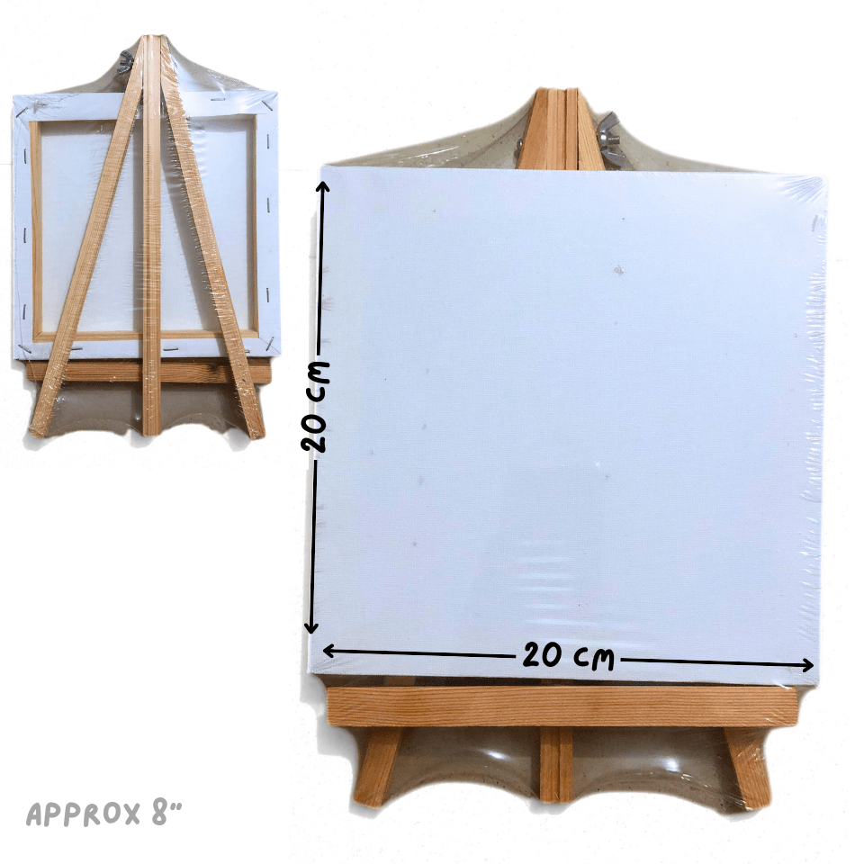 High Quality Acrylic Gesso Primed Canvas With Wooden Easel - Image 4